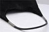 Authentic GUCCI Shoulder Hand Bag Purse Suede Leather 0013167 Black 8637C