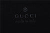 Authentic GUCCI Shoulder Hand Bag Purse Suede Leather 0013167 Black 8637C