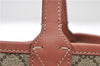 Auth GUCCI GG Supreme Stars Shoulder Tote Bag PVC Leather 309499 Brown 8638C