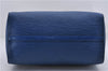 Authentic Louis Vuitton Epi Speedy 30 Hand Boston Bag Blue M43005 LV 8639D
