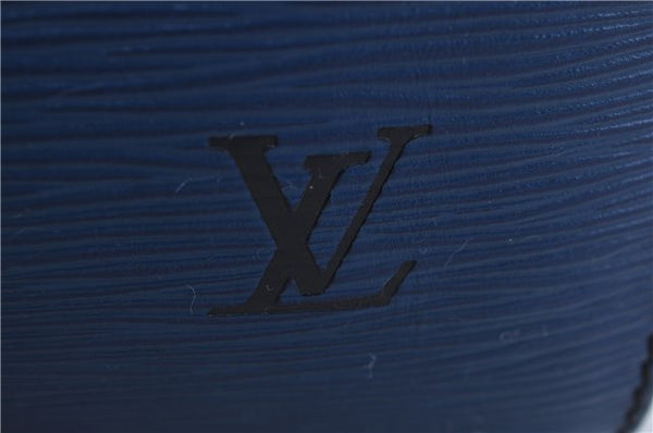Authentic Louis Vuitton Epi Speedy 30 Hand Boston Bag Blue M43005 LV 8639D