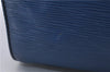 Authentic Louis Vuitton Epi Speedy 30 Hand Boston Bag Blue M43005 LV 8639D