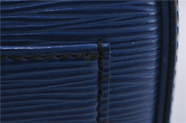 Authentic Louis Vuitton Epi Speedy 30 Hand Boston Bag Blue M43005 LV 8639D