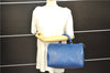 Authentic Louis Vuitton Epi Speedy 30 Hand Boston Bag Blue M43005 LV 8639D