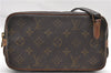Auth Louis Vuitton Monogram Marly Bandouliere Shoulder Cross Bag M51828 LV 8640D