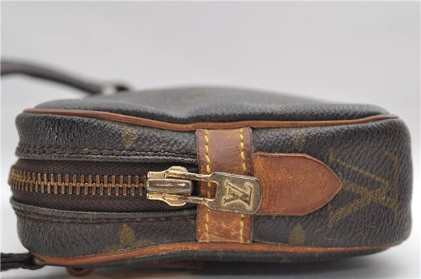 Auth Louis Vuitton Monogram Marly Bandouliere Shoulder Cross Bag M51828 LV 8640D