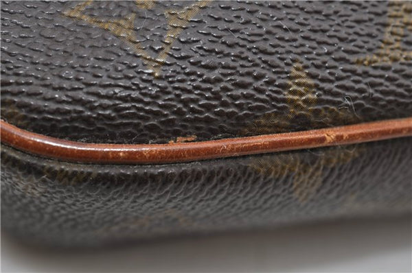 Auth Louis Vuitton Monogram Marly Bandouliere Shoulder Cross Bag M51828 LV 8640D