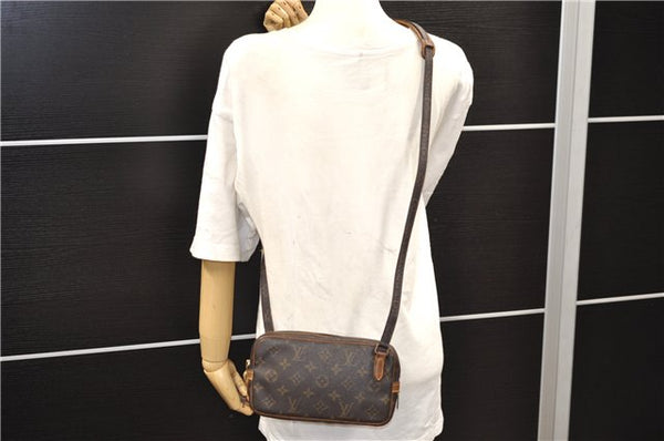Auth Louis Vuitton Monogram Marly Bandouliere Shoulder Cross Bag M51828 LV 8640D