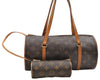 Authentic Louis Vuitton Monogram Papillon 30 Hand Bag M51385 LV 8642D