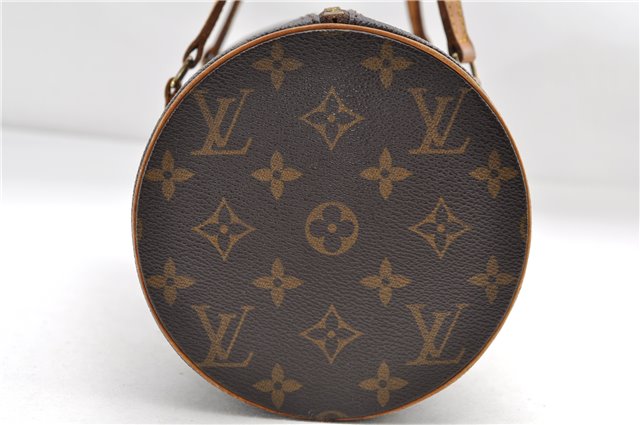 Authentic Louis Vuitton Monogram Papillon 30 Hand Bag M51385 LV 8642D