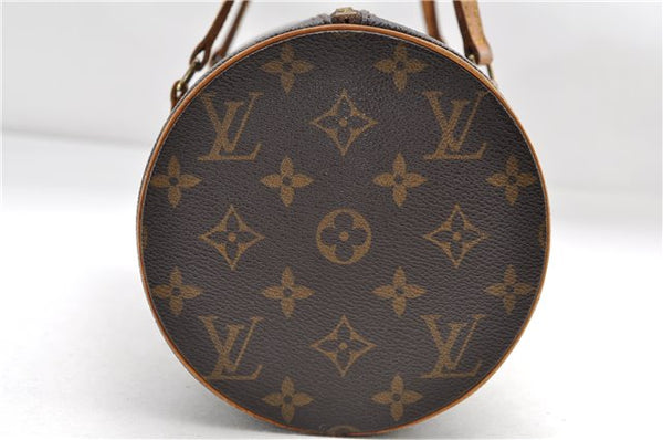 Authentic Louis Vuitton Monogram Papillon 30 Hand Bag M51385 LV 8642D