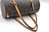 Authentic Louis Vuitton Monogram Papillon 30 Hand Bag M51385 LV 8642D