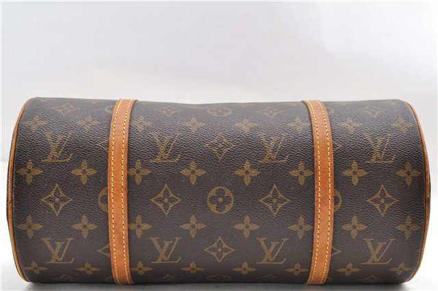 Authentic Louis Vuitton Monogram Papillon 30 Hand Bag M51385 LV 8642D