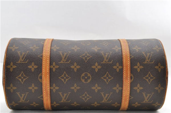 Authentic Louis Vuitton Monogram Papillon 30 Hand Bag M51385 LV 8642D