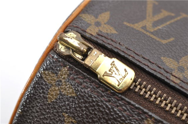 Authentic Louis Vuitton Monogram Papillon 30 Hand Bag M51385 LV 8642D