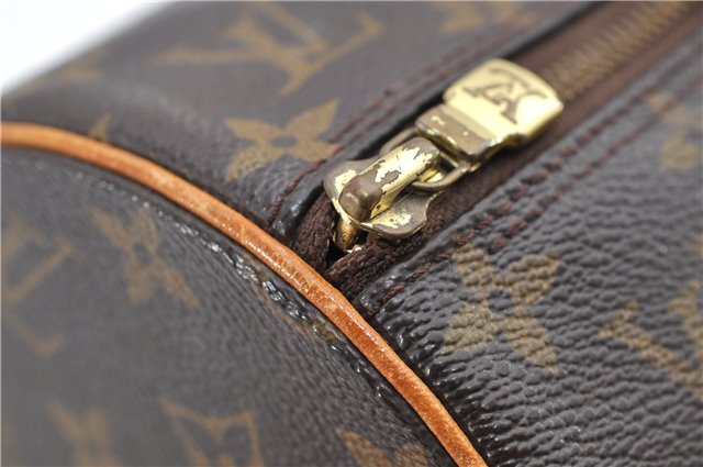 Authentic Louis Vuitton Monogram Papillon 30 Hand Bag M51385 LV 8642D