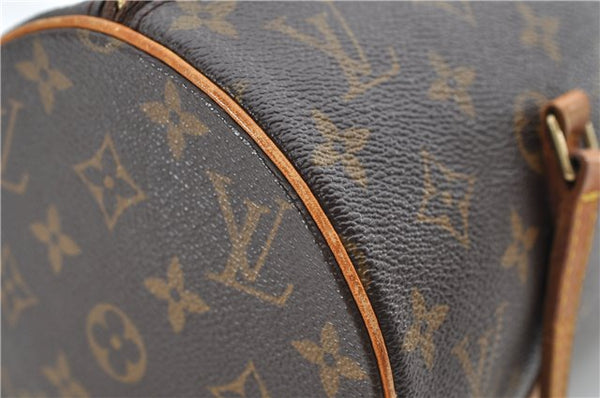 Authentic Louis Vuitton Monogram Papillon 30 Hand Bag M51385 LV 8642D