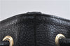 Authentic GUCCI Shoulder Tote Bag PVC Leather 257275 Black 8648C