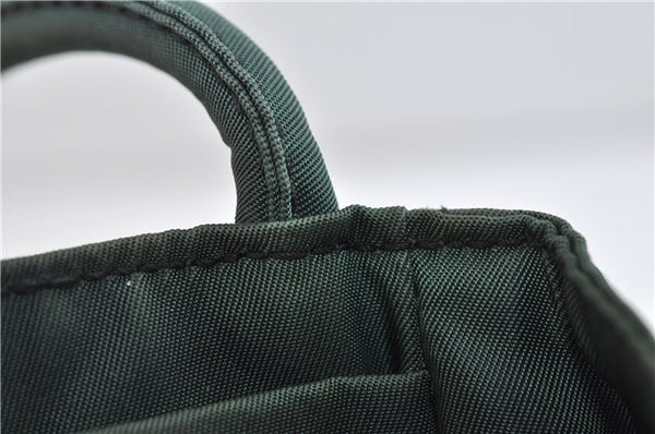 Authentic PRADA Metropoli Nylon Shoulder Tote Bag B8556 Green 8649C