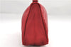 Authentic PRADA Nylon Hand Bag Pouch Purse Red 8649D