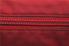 Authentic PRADA Nylon Hand Bag Pouch Purse Red 8649D