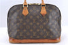 Authentic LOUIS VUITTON Monogram Alma Hand Bag M51130 LV 8653C