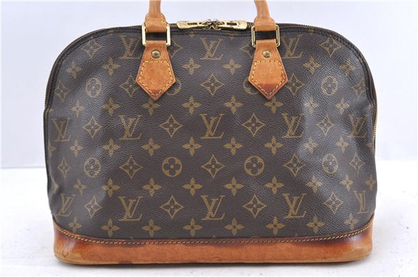 Authentic LOUIS VUITTON Monogram Alma Hand Bag M51130 LV 8653C