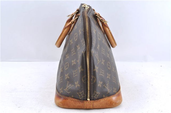 Authentic LOUIS VUITTON Monogram Alma Hand Bag M51130 LV 8653C