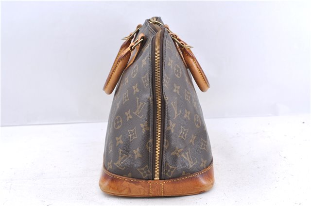 Authentic LOUIS VUITTON Monogram Alma Hand Bag M51130 LV 8653C
