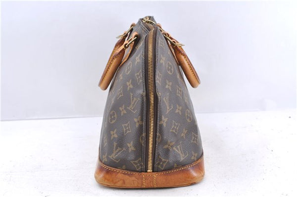 Authentic LOUIS VUITTON Monogram Alma Hand Bag M51130 LV 8653C