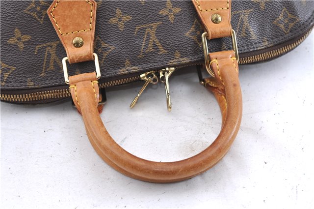 Authentic LOUIS VUITTON Monogram Alma Hand Bag M51130 LV 8653C