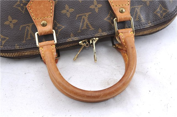 Authentic LOUIS VUITTON Monogram Alma Hand Bag M51130 LV 8653C