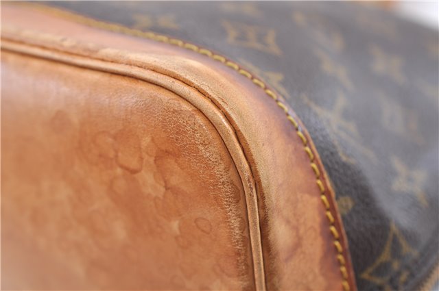 Authentic LOUIS VUITTON Monogram Alma Hand Bag M51130 LV 8653C