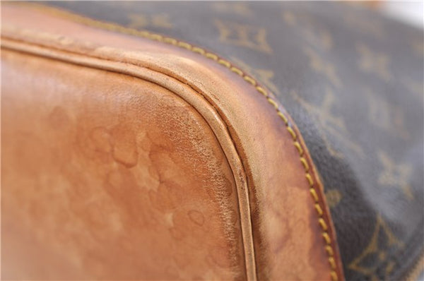 Authentic LOUIS VUITTON Monogram Alma Hand Bag M51130 LV 8653C
