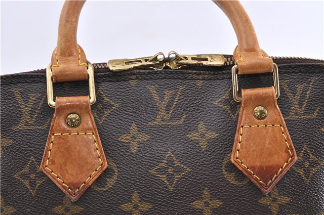 Authentic LOUIS VUITTON Monogram Alma Hand Bag M51130 LV 8653C