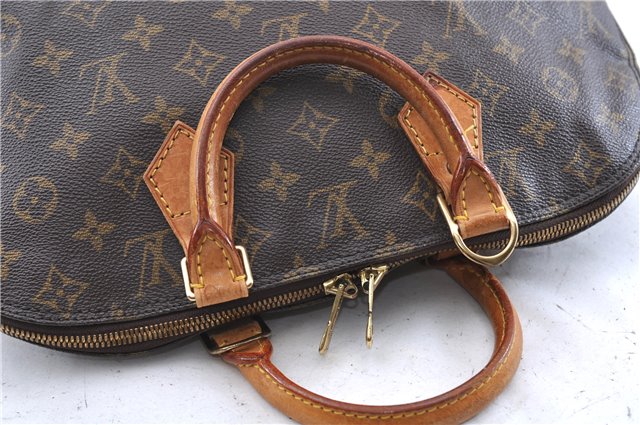 Authentic LOUIS VUITTON Monogram Alma Hand Bag M51130 LV 8653C
