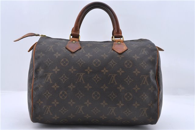 Authentic LOUIS VUITTON Monogram Speedy 30 Hand Bag M41526 LV 8654C