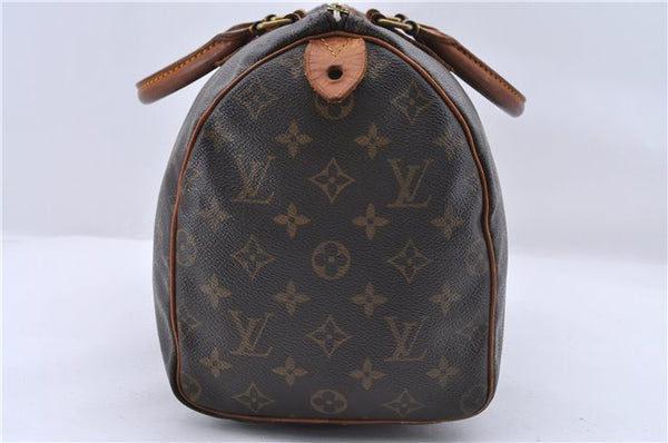 Authentic LOUIS VUITTON Monogram Speedy 30 Hand Bag M41526 LV 8654C