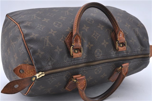 Authentic LOUIS VUITTON Monogram Speedy 30 Hand Bag M41526 LV 8654C