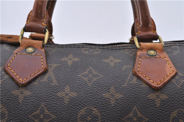 Authentic LOUIS VUITTON Monogram Speedy 30 Hand Bag M41526 LV 8654C