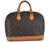 Authentic LOUIS VUITTON Monogram Alma Hand Bag M51130 LV 8655C