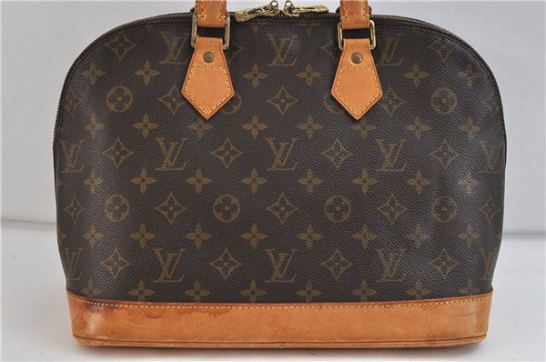Authentic LOUIS VUITTON Monogram Alma Hand Bag M51130 LV 8655C