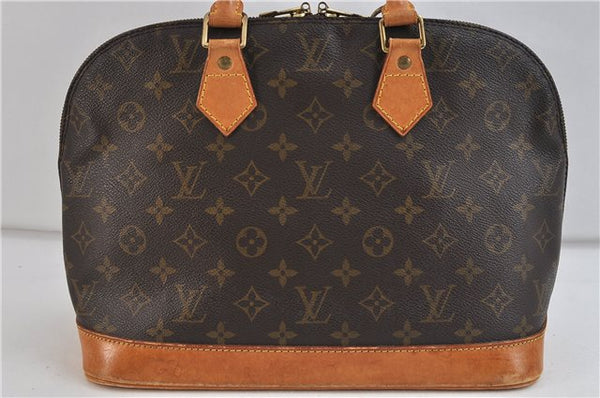 Authentic LOUIS VUITTON Monogram Alma Hand Bag M51130 LV 8655C