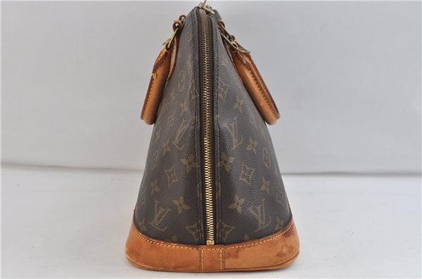 Authentic LOUIS VUITTON Monogram Alma Hand Bag M51130 LV 8655C