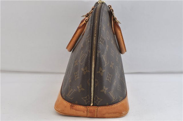 Authentic LOUIS VUITTON Monogram Alma Hand Bag M51130 LV 8655C