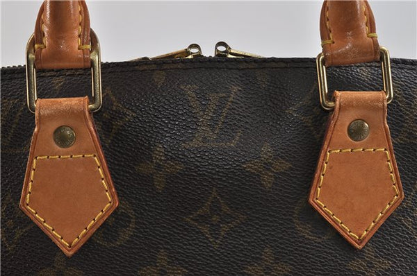 Authentic LOUIS VUITTON Monogram Alma Hand Bag M51130 LV 8655C