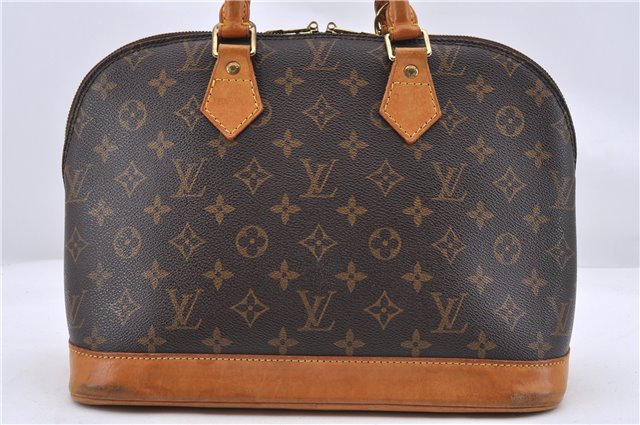 Authentic LOUIS VUITTON Monogram Alma Hand Bag M51130 LV 8656C
