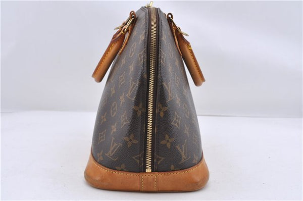 Authentic LOUIS VUITTON Monogram Alma Hand Bag M51130 LV 8656C
