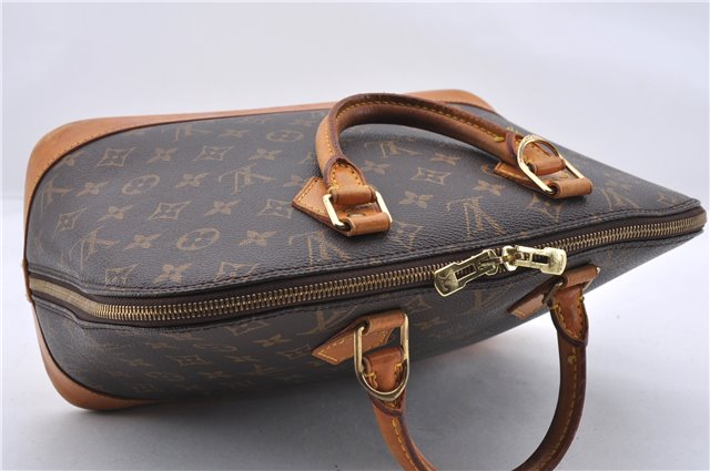 Authentic LOUIS VUITTON Monogram Alma Hand Bag M51130 LV 8656C