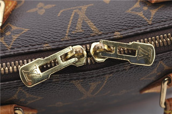 Authentic LOUIS VUITTON Monogram Alma Hand Bag M51130 LV 8656C